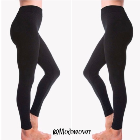 Nine West Leggings NEW Black Fleece Lined - Picture 3 of 5